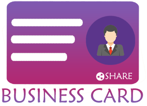 Share Business Card - Free Digital Business Card Logo